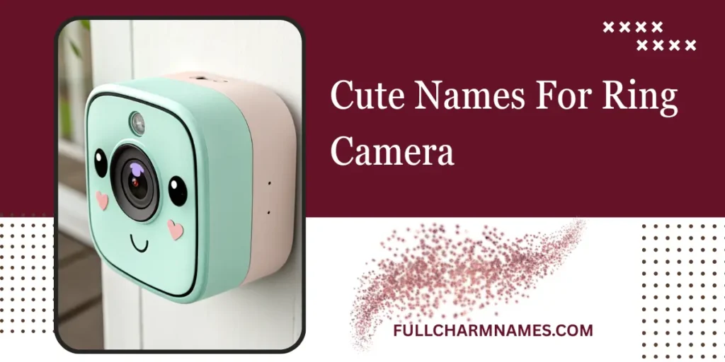 Cute Names For Ring Camera