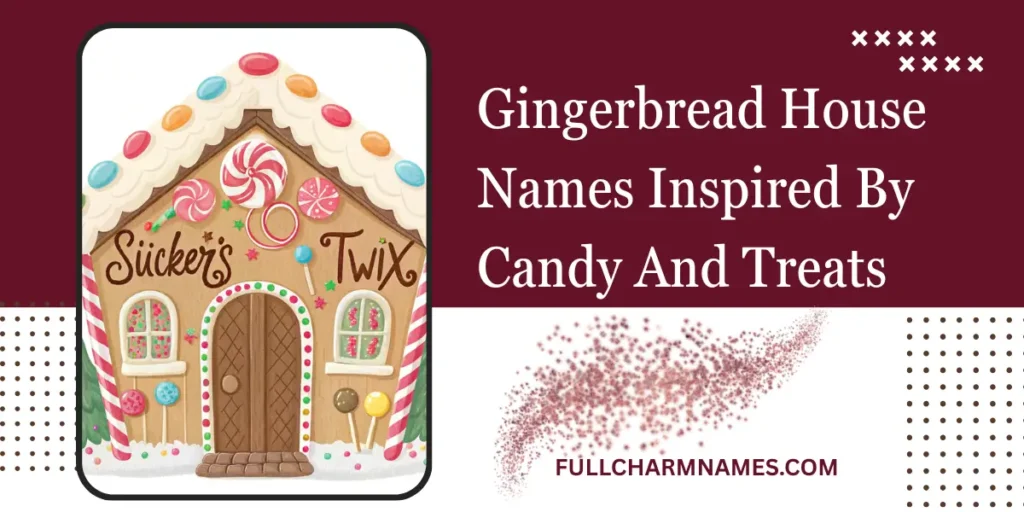Gingerbread House Names Inspired By Candy And Treats