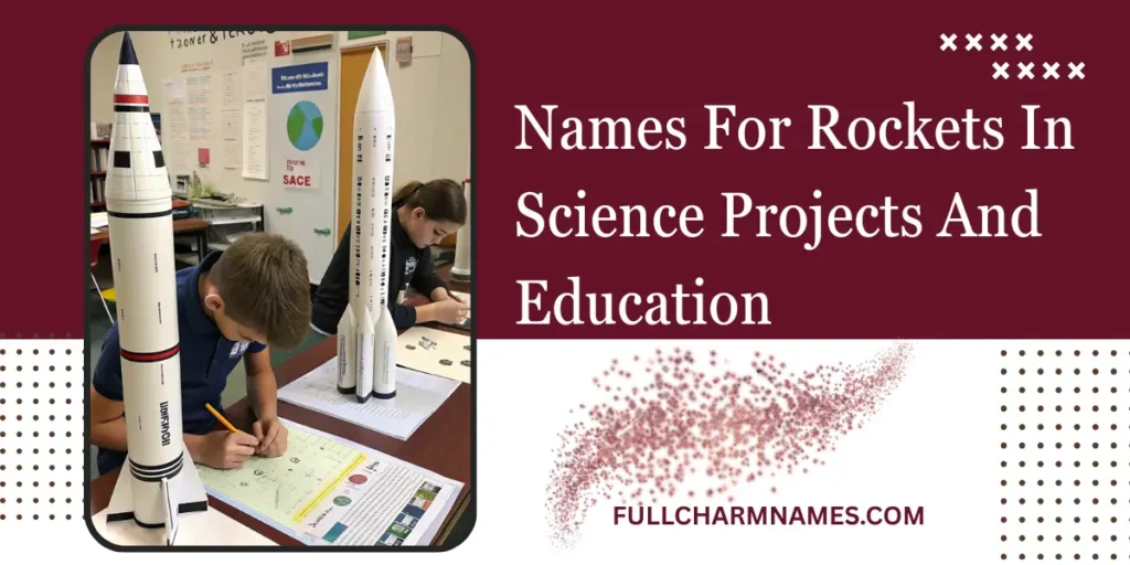 Names For Rockets In Science Projects And Education