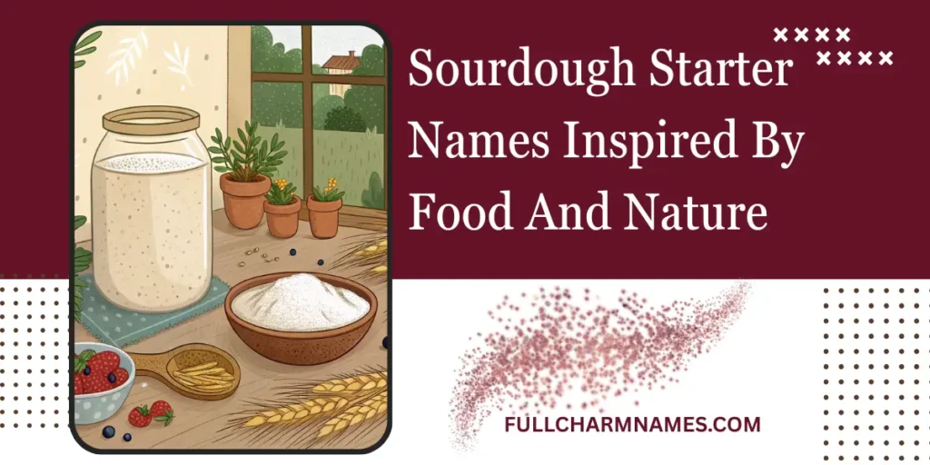 Sourdough Starter Names Inspired By Food And Nature