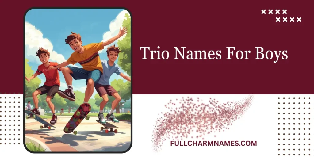 Trio Names For Boys