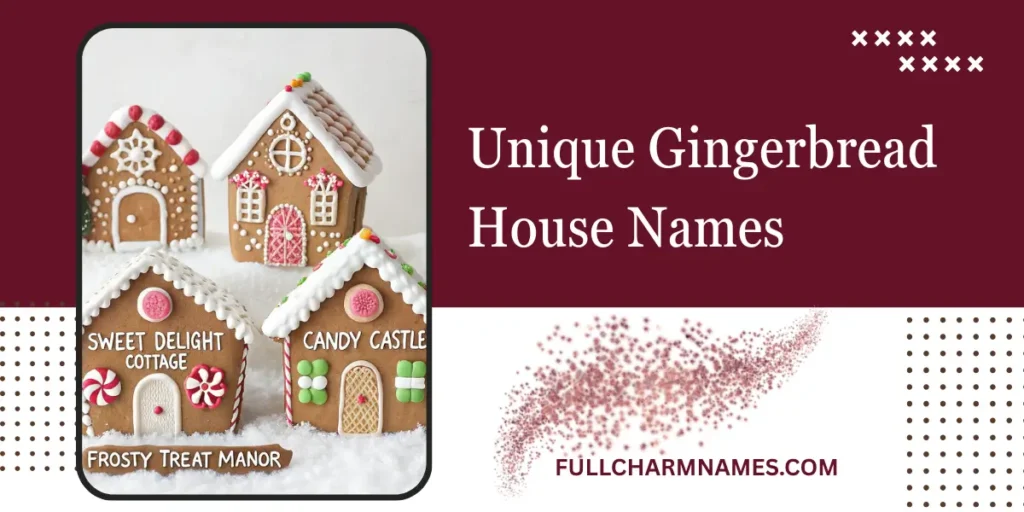 Unique Gingerbread House Names