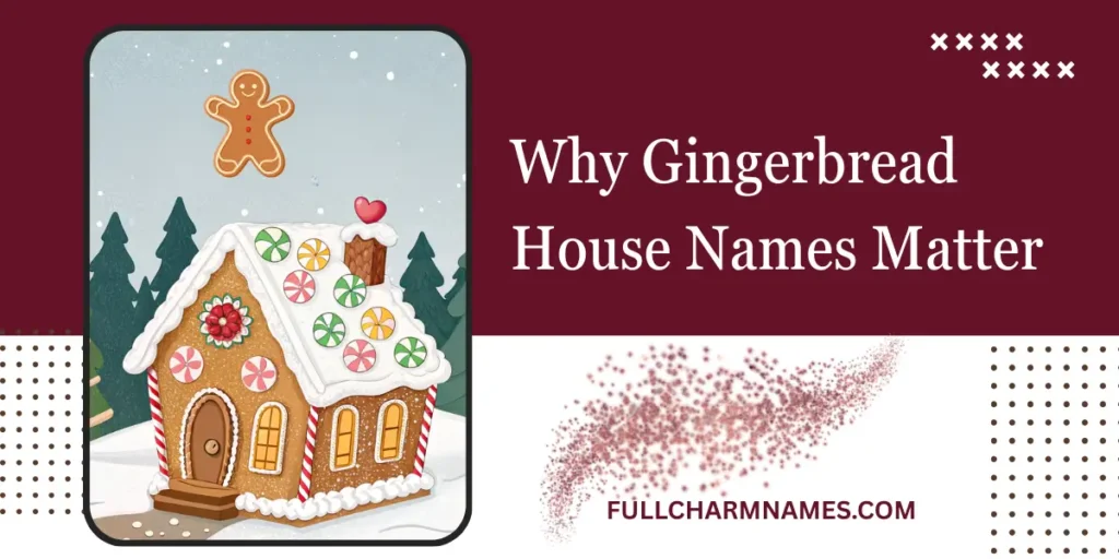 Why Gingerbread House Names Matter