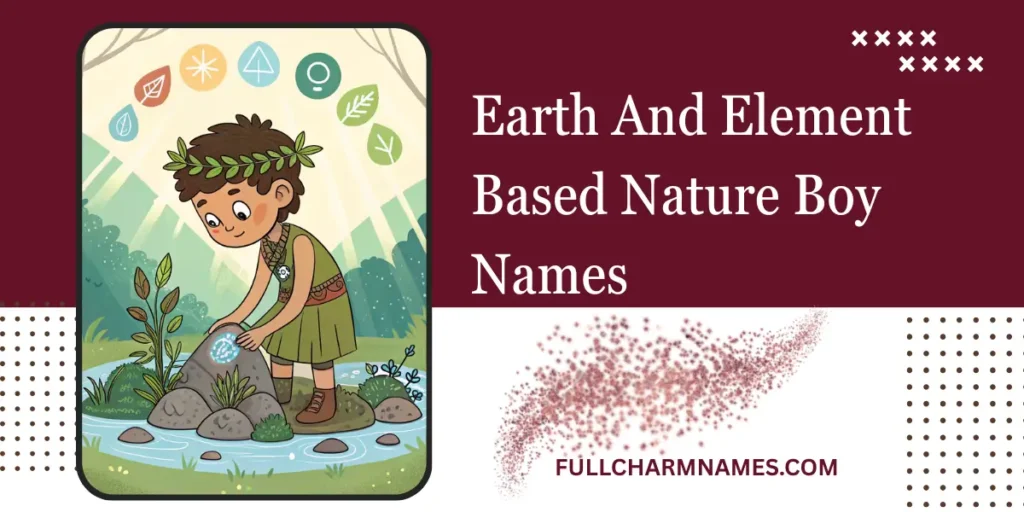 Earth And Element Based Nature Boy Names
