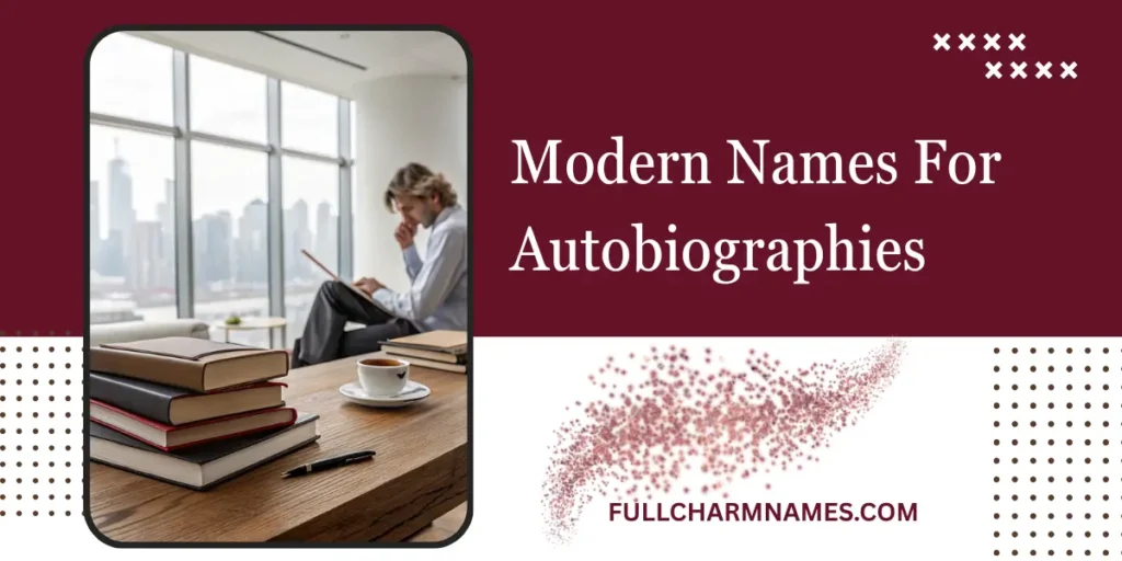 Modern Names For Autobiographies