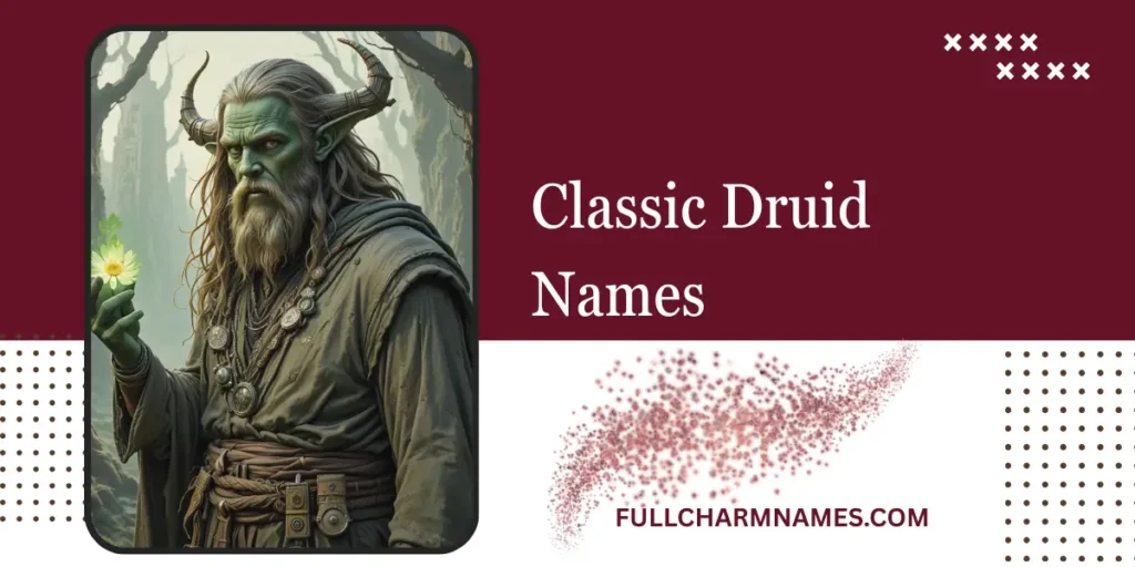 Classic Druid Names
