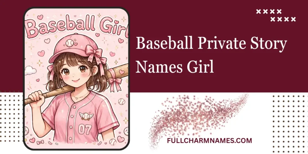 Baseball Private Story Names Girl
