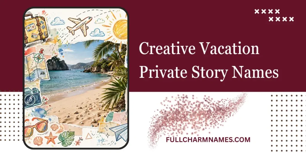 Creative Vacation Private Story Names