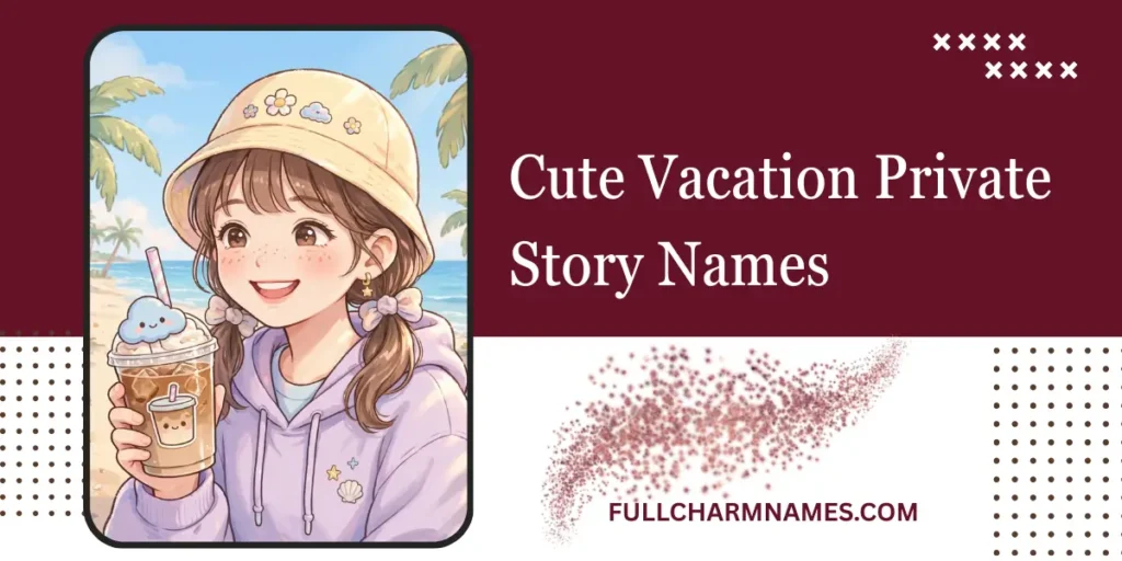 Cute Vacation Private Story Names