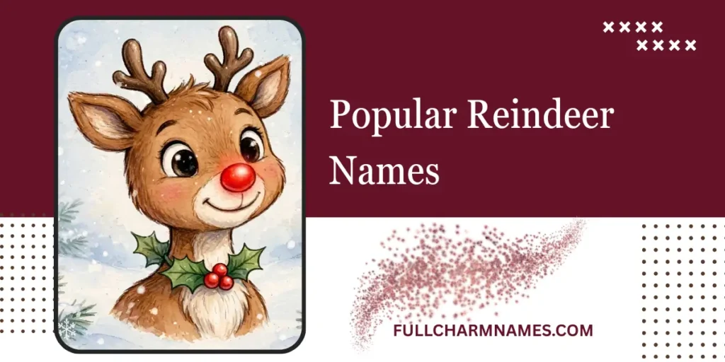Popular Reindeer Names