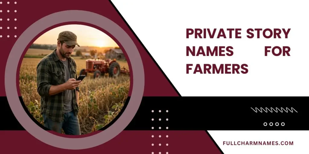 Private Story Names For Farmers