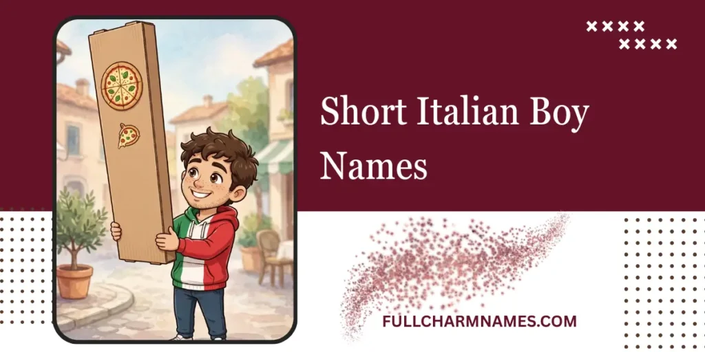 Short Italian Boy Names
