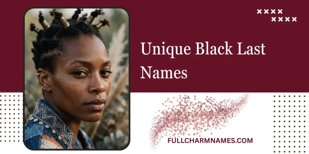 Unique Black Last Names