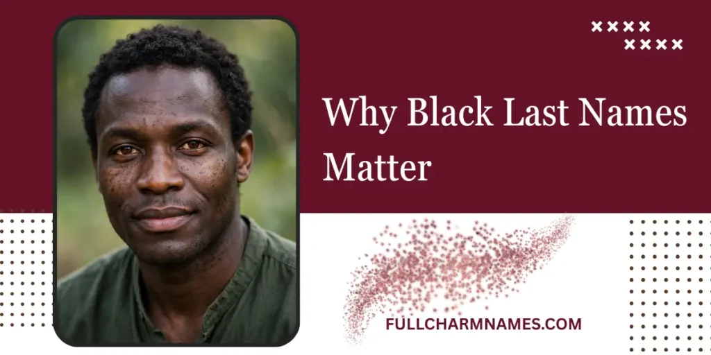 Why Black Last Names Matter