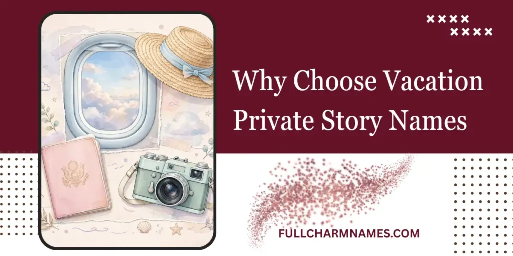 Why Choose Vacation Private Story Names