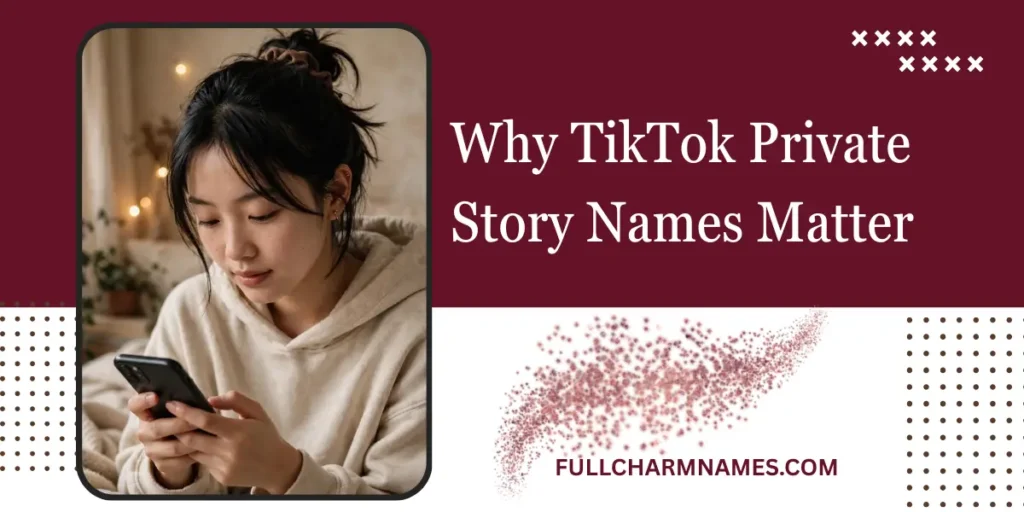 Why TikTok Private Story Names Matter
